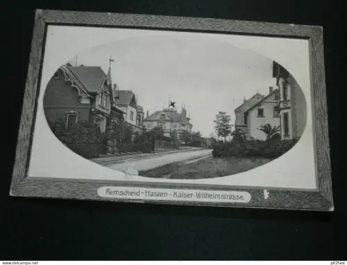 Remscheid-Hasten , 1919 , Kaiser-Wilhelm Strasse , alte Ansichtskarte , AK , CPA !!
