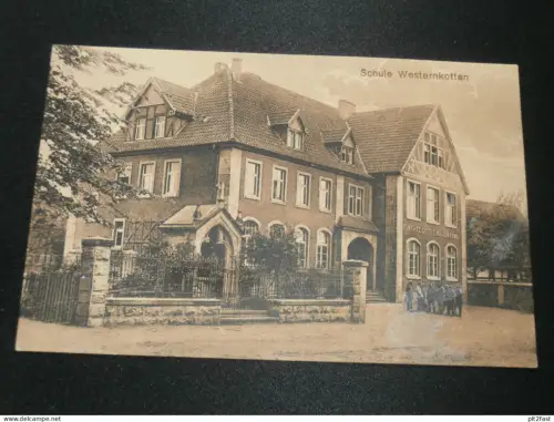 Schule Westernkotten b. Erwitte , ca. 1910 , Soest , alte Ansichtskarte , AK , CPA !!