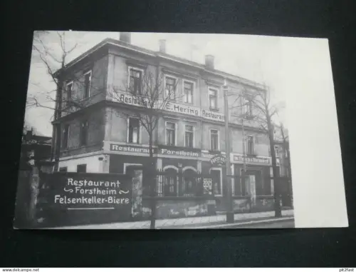 Restaurant Forstheim in Dresden , 1930 , Neustadt , alte Ansichtskarte , AK , CPA !!