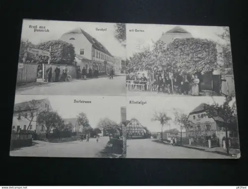 Pennrich b. Gompitz , 1919 , Gasthof , Gut , Dresden , alte Ansichtskarte , AK , CPA !!