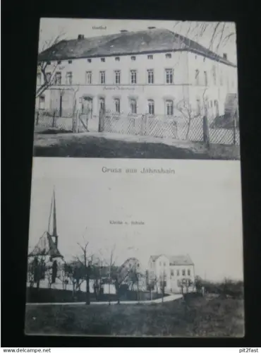 Gasthof Jahnshain b. Frohburg , 1917 , Kohren ,  alte Ansichtskarte , AK , CPA !!