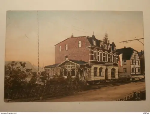 Grüne b. Iserlohn / Remscheid , ca. 1907 , Café Lennetal , Heyerhoff , Gasthof , Restaurant , Ansichtskarte , AK CPA