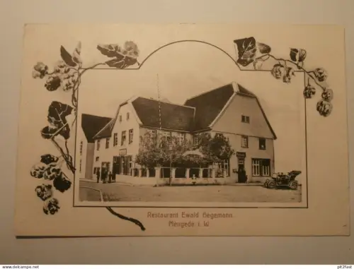 Mengede i.W. b. Dortmund , 1913 , Ewald Hegemann - Gasthof , Restaurant , Ansichtskarte , AK , CPA !!
