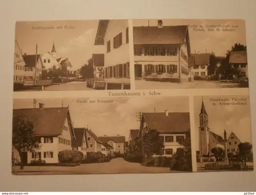 Tussenhausen i. Schwaben , 1931 , Gasthaus , Restaurant , Ansichtskarte , AK !
