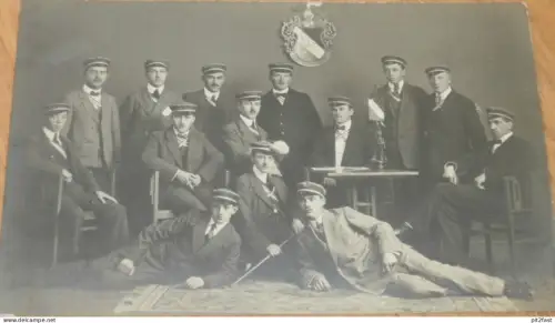 Normannia - Verein in Wismar , ca. 1910 , Studentika , Mecklenburg , alte Ansichtskarte , AK !!