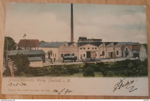 Johann-Albrechts Werke in Neustadt i.M., 1904 , Mecklenburg , AK , Ansichtskarte !!
