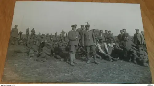 Militär- Übung b. Satow / Rostock , 1915 , Leutnant Bronsart von Schellendorf , Pagels  Mecklenburg , AK , Ansichtskarte