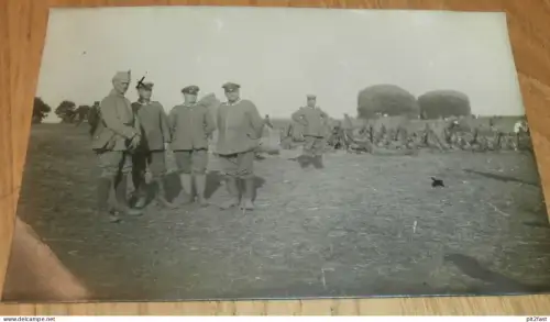 Militär- Übung b. Satow / Rostock , 1915 , Leutnant Bronsart von Schellendorf , Pagels  Mecklenburg , AK , Ansichtskarte