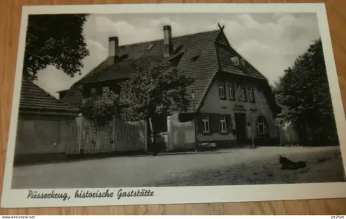 Püsserkrug - Gaststätte b. Schwerin , ca. 1930 , Mecklenburg , alte AK , Ansichtskarte !!