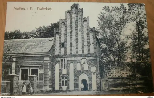 Friedland , 1918 , Fischerburg , Mecklenburg , alte AK , Ansichtskarte !!