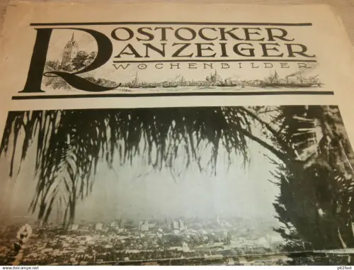Anzeiger Rostock  - Fallschirmspringer , Volkstagfeier in Rostock , Plau , Wismar , Tennis   Mecklenburg