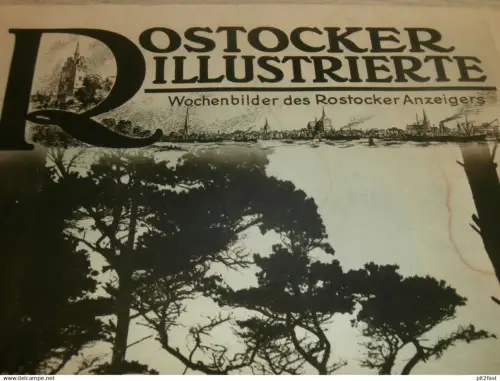 Anzeiger Rostock 1935 , Dorf Kummin , Rostocker Heide , Grüne Woche , Friedland , Eis aus Mecklenburg