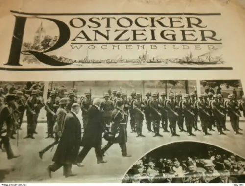 Anzeiger Rostock , Flugzeugabsturz b. Kotzow / Müritz , Sparkasse Schwaan , Vogelinsel Langenwerder , Wismar Mecklenburg