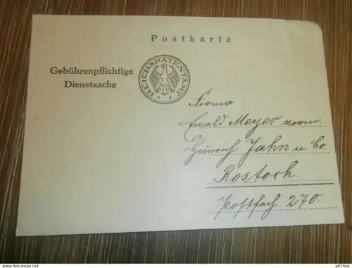 REICHS-PATENTAMT , Eintragung " AVUS " , 1935 , Ewald Meyer / Jahn & Co. in Rostock , Chemische Fabrik