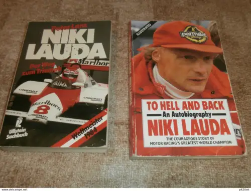 2x Bücher Niki Lauda , Formel 1 , Rennsport , Motorsport !!