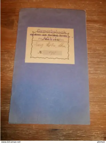 altes Sparbuch Aken a. Elbe , 1926 , Franz Stöber in Aken a. Elbe , Sparkasse , Bank !!