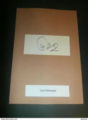 Autograph Rennfahrer , Karl Killmeyer , 40/50er Jahre , Grasbahn , Sandbahn , Speedway , Motorradrennen !!!
