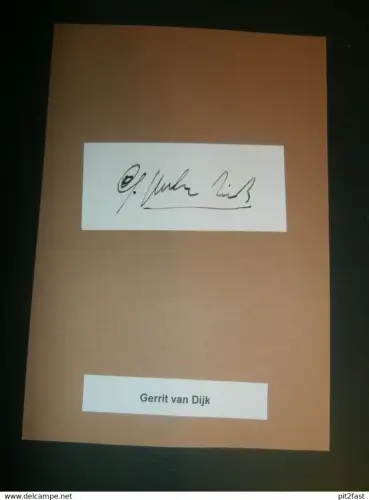 Autograph Rennfahrer , Gerrit van Dijk , 30er Jahre , Grasbahn , Sandbahn , Speedway , Motorradrennen !!!