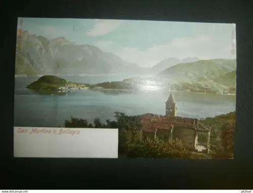 AK San Martino e Bellagio , ca. 1905 , Como , Ansichtskarte , Postkarte !!!