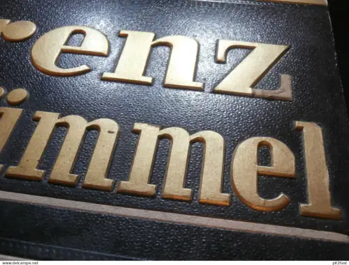 Lorenz - Doppelkümmel Rostock , Reklameschild , ca. 1920 , Pappe , Reklame , ca. 315x155 mm !!