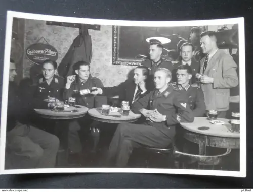 Flieger / Luftwaffe - Grabow / Schwerin , 1942 , Rose Brauerei , Bier Reklame !!