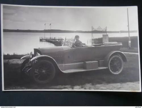 Silbermühle b. Plau a. See , ca. 1925 , Automobil , Oldtimer , Foto Mecklenburg , AK , CPA , Ansichtskarte!!