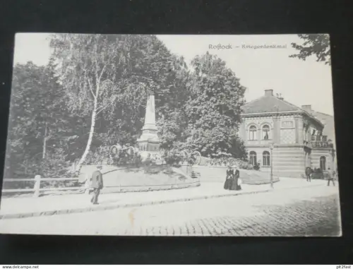 Rostock i. Mecklenburg , 1918 , Kriegerdenkmal , Ansichtskarte , AK , CPA !!