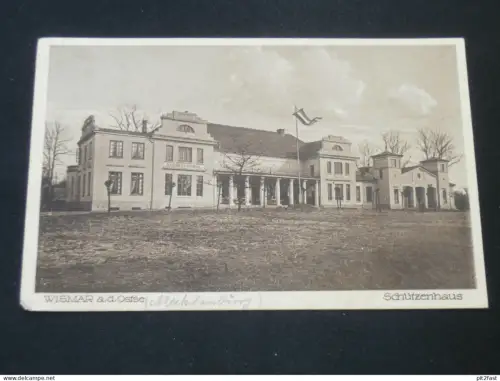Wismar i. Mecklenburg , 1930 , Schützenhaus , AK , Ansichtskarte !!