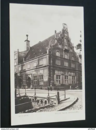 Wismar i. Mecklenburg , ca. 1930 , Brauerei , Restaurant , AK , Ansichtskarte !!