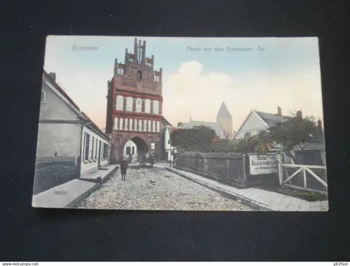 Grimmen i. Mecklenburg , 1913 , Gärtner Hans Vick , AK , CPA , Ansichtskarte