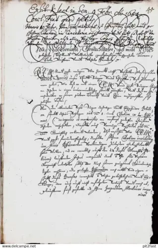 altes Dokument / Contract , Rostock u. Stralsund , 1684 , Bürgermeister , Hinrich Darries !!