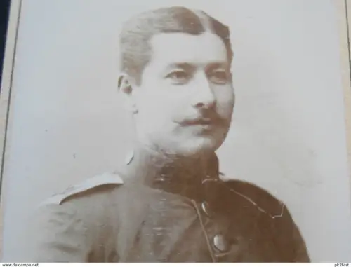 A. Neuwerth in Rostock , Füsilier Regiment 90 , Kabinettfoto , CDV !!