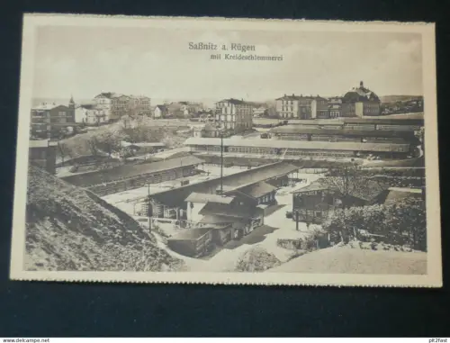Sassnitz a. Rügen , Kreideschlemmerei , ca. 1920 , Ansichtskarte , AK , CPA !!