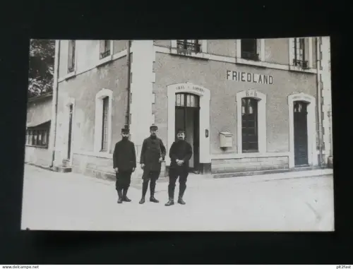 Friedland , ca. 1905 , Gebäude , Bahnhof , Post , Ansichtskarte , AK , CPA !