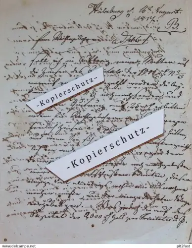 Hülseburg b. Hagenow , 1807 , Adel , Ludwigslust - Parchim , : Hinrichsen i. Schwerin , altes Dokument !!!
