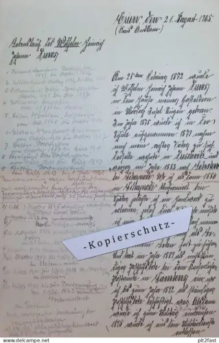 W. Drews in Crien / Krien b. Anklam , 1905 , Schaprode , Samtens , Dreschvitz , Wollin , Spantekow , altes Dokument !!