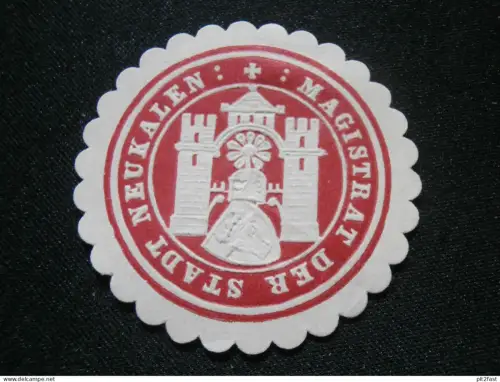 Magistrat Neukalen i. Mecklenburg , alte Siegelmarke , Vignette !!
