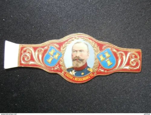 Grossherzog von Mecklenburg Strelitz , alte Banderole , Mecklenburg , Vignette !!