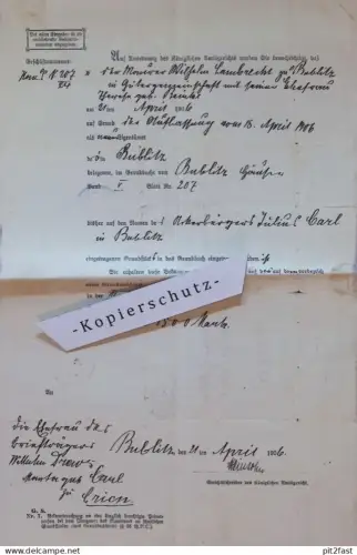 W. Lambrecht zu Bublitz i. Mecklenburg  , 1906, Krien b. Anklam , Eldena , Drews !!