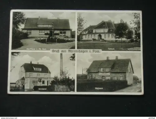 Ahrenshagen b. Dammgarten i. Pommern , 1938 , Daskow , Ansichtskarte , AK !