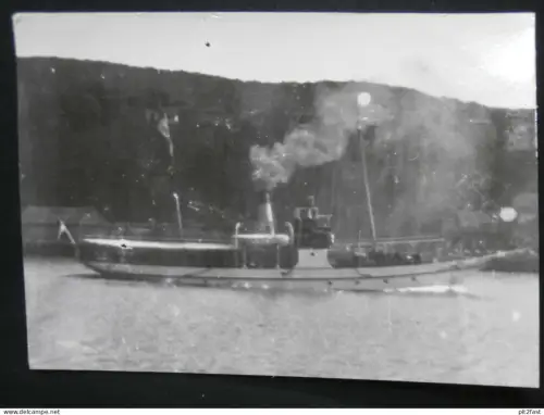 Foto mit Schiff "Wentzel" , Cammin , Reederei Stettin , Schiffbau , Pommern !!