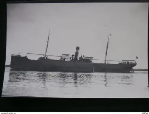 Foto mit Schiff "Carl Albert" , Reederei Stettin , Schiffbau , Pommern !!