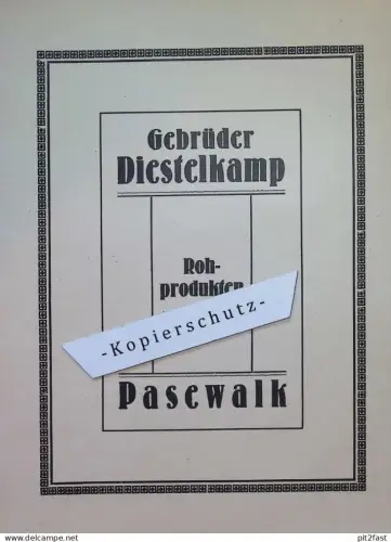 Gebr. Diestelkamp in Pasewalk / J. Putzenius in Misdroy , ca. 1935, Werbung / Reklame aus Zeitschrift , ca. 295x225mm