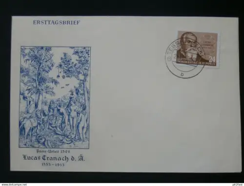 Lucas Cranach 1953 - Ersttagsbrief , FDC !!