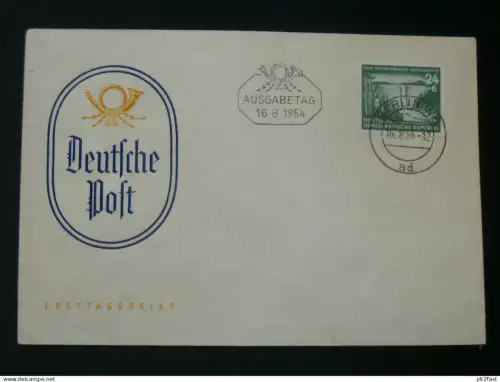 Deutsche Post 1954 - Ersttagsbrief , FDC !!