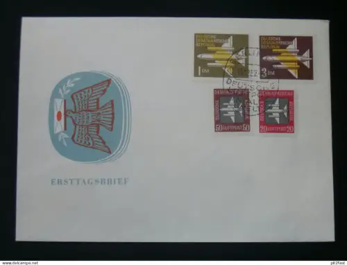 Deutsche Luftpost in alle Welt 1957 - Ersttagsbrief , FDC !!