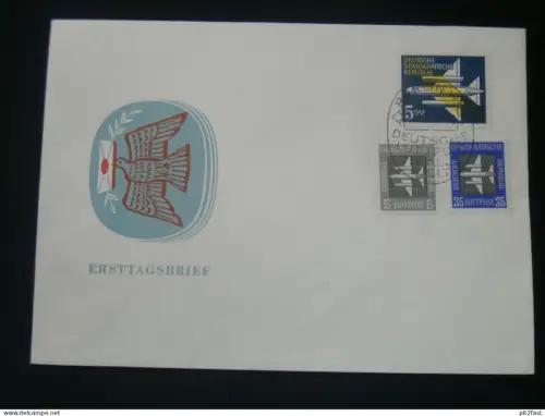Deutsche Luftpost in alle Welt 1957 - Ersttagsbrief , FDC !!