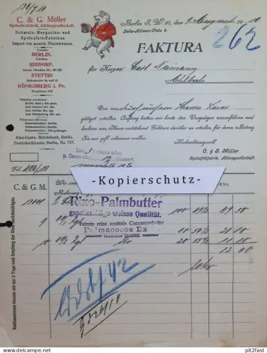 Rixo-Palmbutter in Stettin i. Pommern , 1910 , Königsberg , Carl Niemann in Seebad Ahlbeck , Mecklenburg !!
