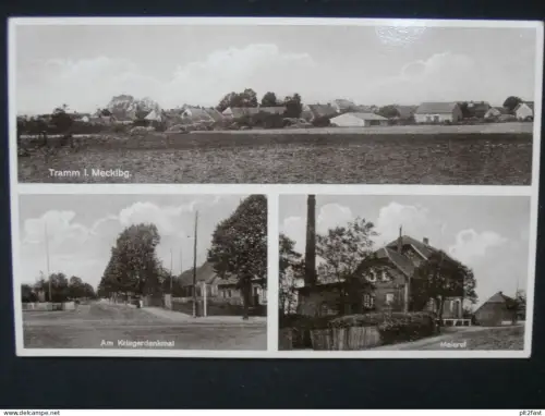 Tramm b. Crivitz , ca. 1940 , Meierei , Mecklenburg , Ansichtskarte , CPA , AK !!