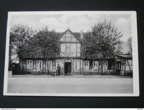 Hotel Lindenhof in Neuhaus a. Elbe , 1920 , Mecklenburg , Ansichtskarte , AK , CPA !!